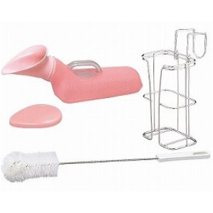 安寿　尿器・尿器受けセット(女性用)